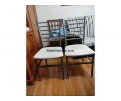 2  sillas  de  hierro  tapizadas  25  € - 2/10