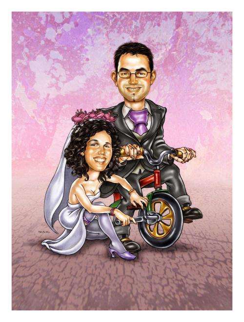 Caricaturas, retratos e ilustraciones persona