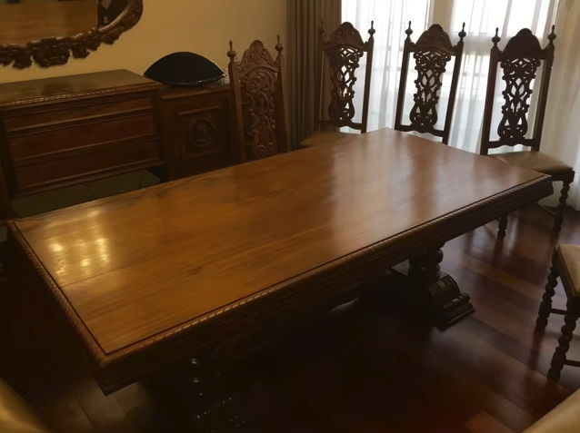 Comedor caoba colonial 4