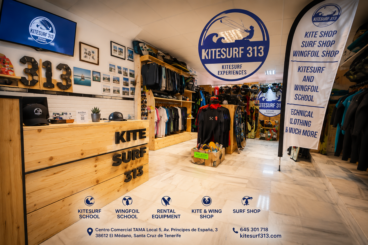 Kitesurf 313 wingfoil surf shop | clases de kitesurf y wingfoil en tenerife